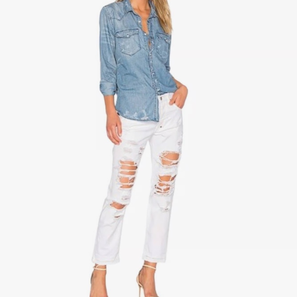 PRPS Goods & Co. El Camino Boyfriend Taper Jeans